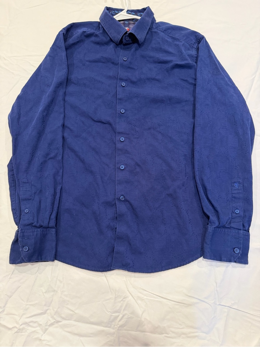 Robert Graham Men's long-sleeve button-down shirt paisley-patterned XL